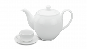 Bộ trà 0.5 L - Camellia - Trắng