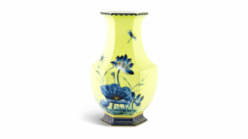 Bình hoa Lộc Phát 28 cm - Sen Vàng Nền Vàng