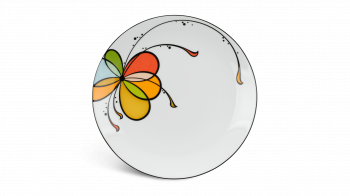 Dĩa tròn ảo 18 cm - Daisy - Bóng Bay