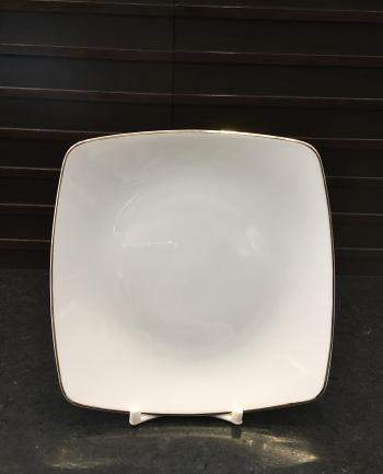 Dĩa vuông ảo 21 cm - Daisy - Chỉ vàng