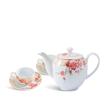 Bộ trà 0.8 L - Camellia - Hoa Đào
