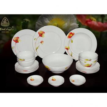 Bộ đồ ăn 22 sản phẩm - Jasmine IFP - anh túc